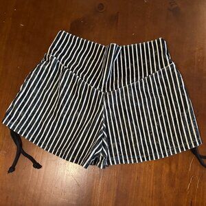 Warrior Within velvet scrunch shorts